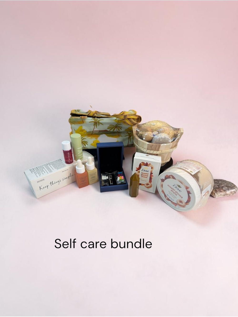 RETAILS $175 Self Care Bundle with Pink & Cream Skincare Essentials - PLUS MORE